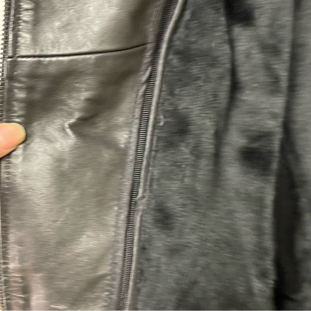 Nexus Men’s Genuine Leather Black Jacket with removable faux fur Liner XL - Picture 5 of 7
